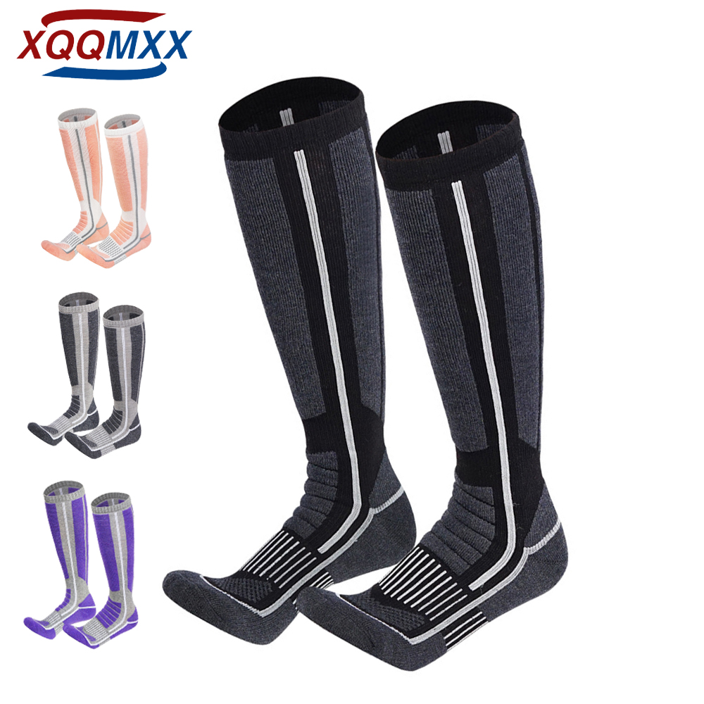 Thermal Sock Merino - XQQMXX 남녀공용 스키 양말, 온열 무릎