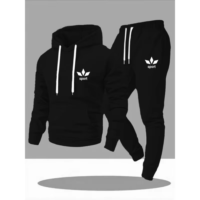 Winter Clothing Hoodie - 2026 남성 캐주얼 스포츠 후드티 긴바지