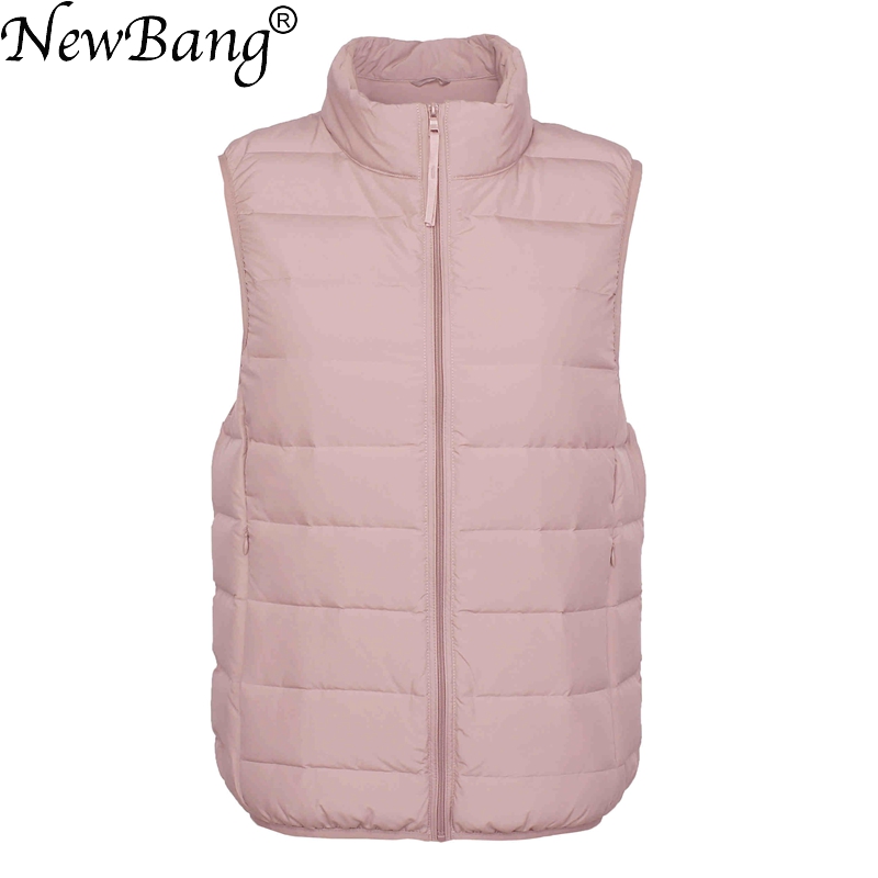 Down Vest Ultralight - NewBang 여성용 민소매 초경량 다운 조끼,