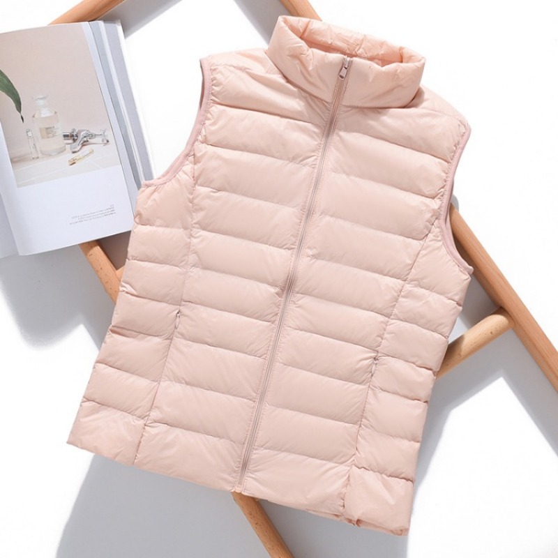 여성용 민소매 여성용 울트라 라이트 다운 조끼 2024 - Down Vest Ultralight 리뷰 및 가격