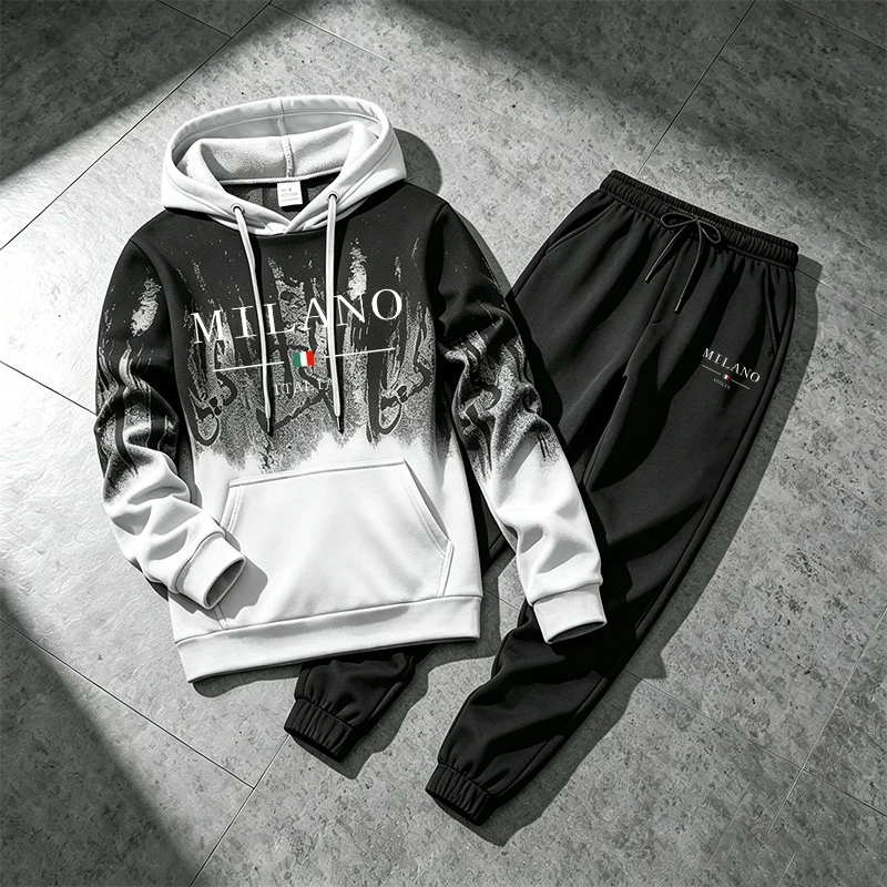 스플래시 잉크 남성용 후드티 트랙수트 캐주얼 스웨트셔츠 - Winter Clothing Hoodie 리뷰 및 가격
