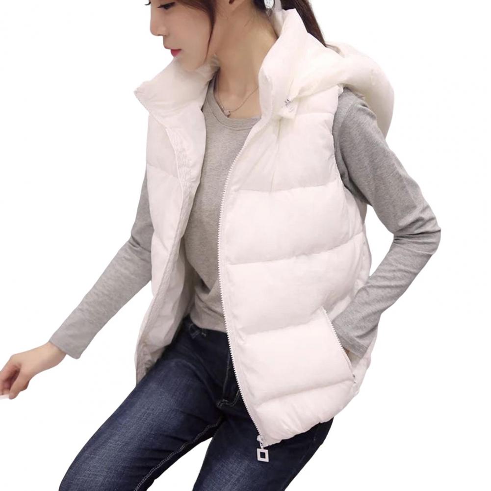 여성 민소매 포켓 후드 조끼 코트 겨울 솔리드 컬러 따 - Down Vest Ultralight 리뷰 및 가격
