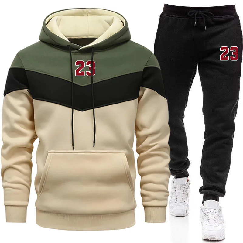 남성용 새 트랙슈트 캐주얼 후드 스웨트셔츠 가을 겨울  - Winter Clothing Hoodie 리뷰 및 가격