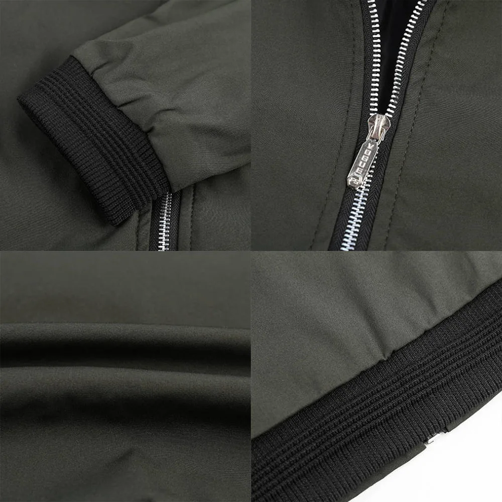 가을 겨울 품질 신사복 자켓 패션 젊은 남성 자켓 야구 - Quality Winter Clothing Bomber Jacket 리뷰 및 가격