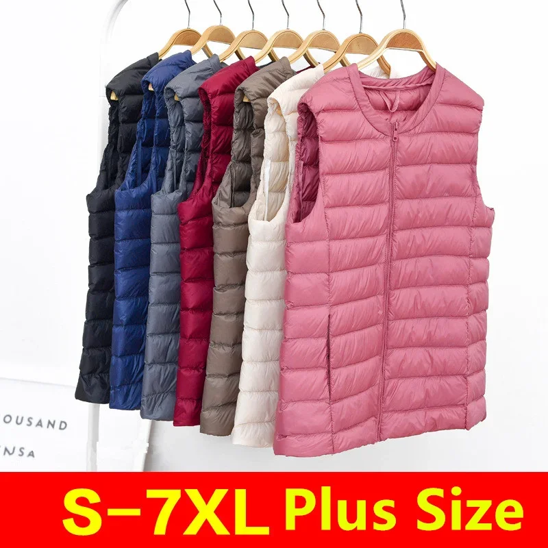 8 색 여성 민소매 지퍼 다운 재킷 2023 가을 겨울 - Down Vest Ultralight 리뷰 및 가격