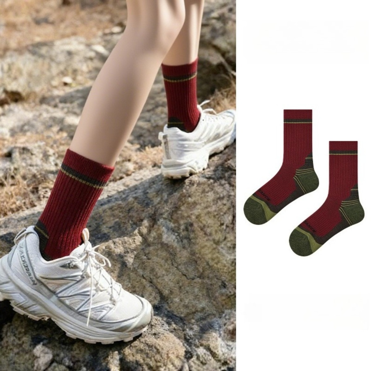 남녀 메리노 울 양말 두꺼운 테리 쿠션 중목 양말 보온 - Thermal Sock Merino 리뷰 및 가격