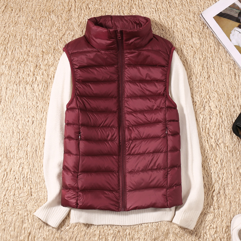 새로운 여성 민소매 여성의 울트라 라이트 다운 조끼 슬 - Down Vest Ultralight 리뷰 및 가격