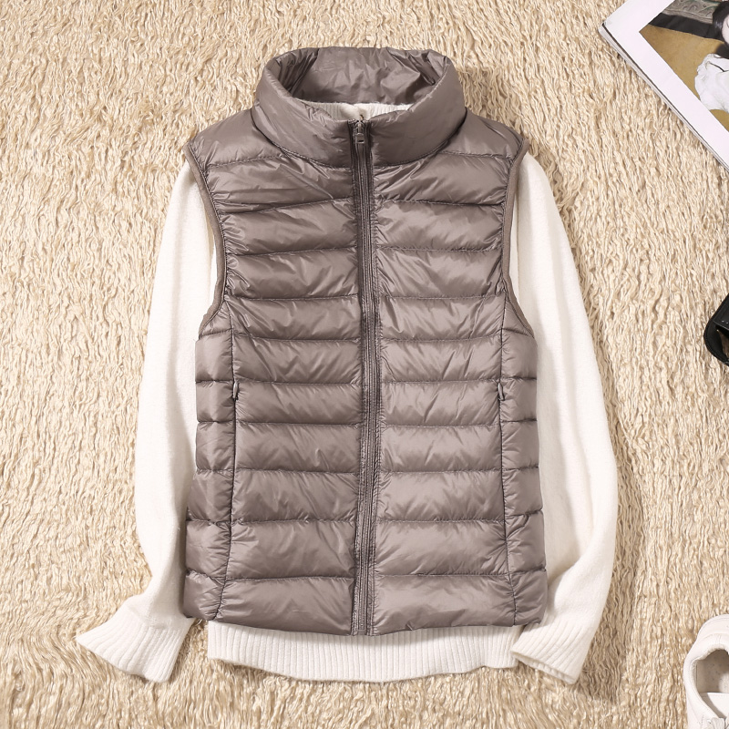 새로운 여성 민소매 여성의 울트라 라이트 다운 조끼 슬 - Down Vest Ultralight 리뷰 및 가격