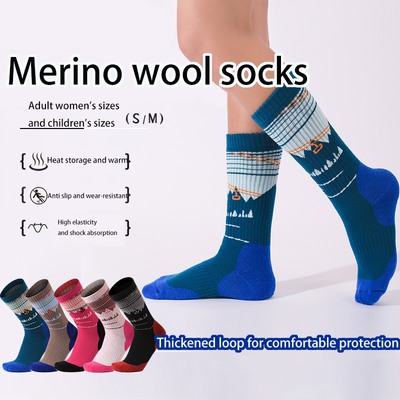 1 쌍 메리노 울 스키 양말 여성용 소년 소녀용 열 두 - Thermal Sock Merino 리뷰 및 가격
