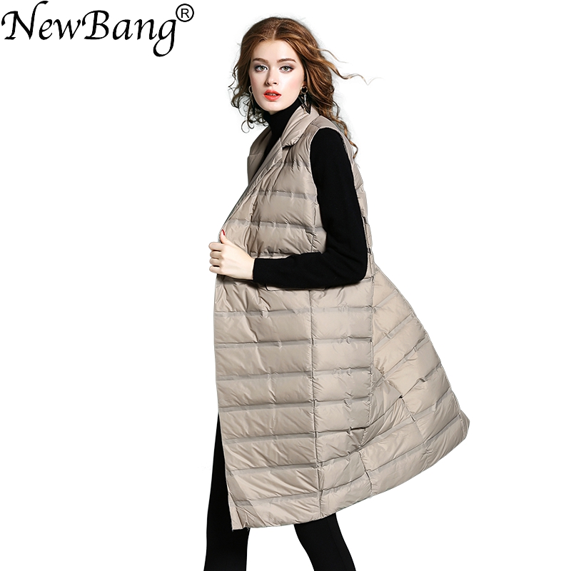 NewBang 브랜드 여성용 긴 조끼, 초경량 다운 조 - Down Vest Ultralight 리뷰 및 가격