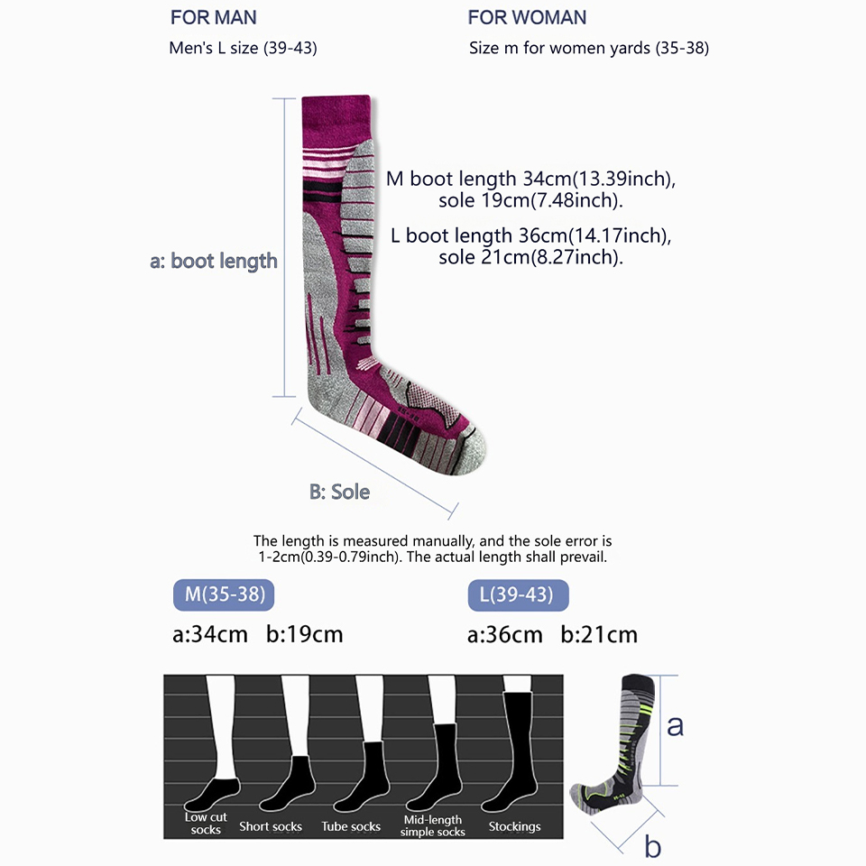 GTUBIKE 메리노 울 스키 양말, 스노보드, 눈,  - Thermal Sock Merino 리뷰 및 가격