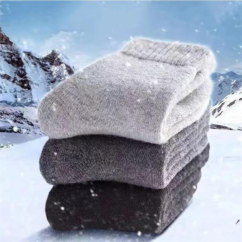 4 짝/몫 남성 겨울 슈퍼 두꺼운 열 양말 양모 남성  - Thermal Sock Merino 리뷰 및 가격
