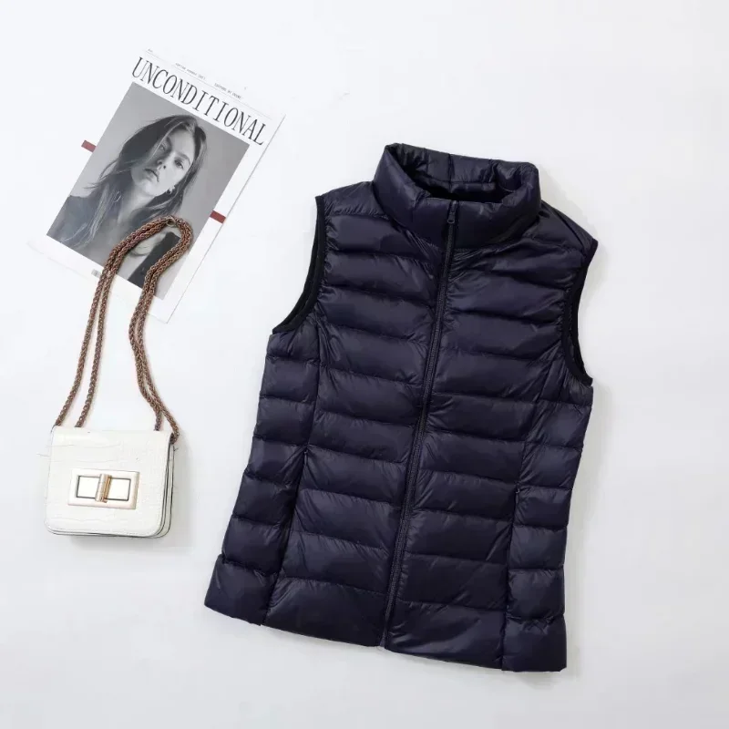 11 가지 색상 여성 조끼 2023 새로운 봄 여성 방 - Down Vest Ultralight 리뷰 및 가격