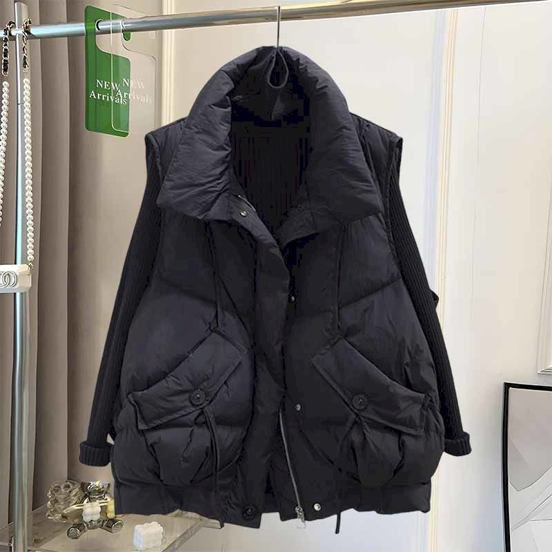 한국 패션 실크 플로스 조끼 코트 여성 2026 가을  - Down Vest Ultralight 리뷰 및 가격