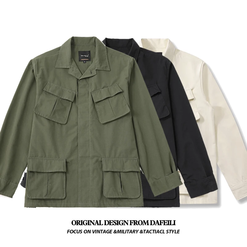 남성용 솔리드 컬러 재킷 남성용 밀리터리 카키 재킷 액 - Quality Winter Clothing Bomber Jacket 리뷰 및 가격