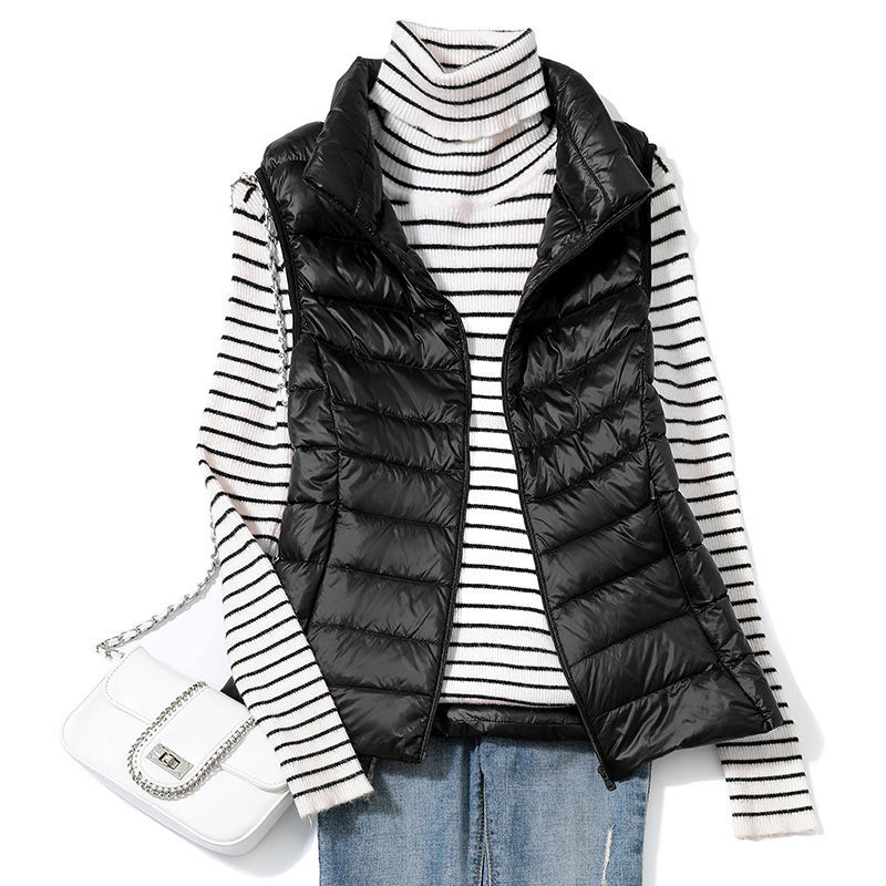0-10 ℃   여성 겨울 조끼 가을 초경량 오리털 재 - Down Vest Ultralight 리뷰 및 가격