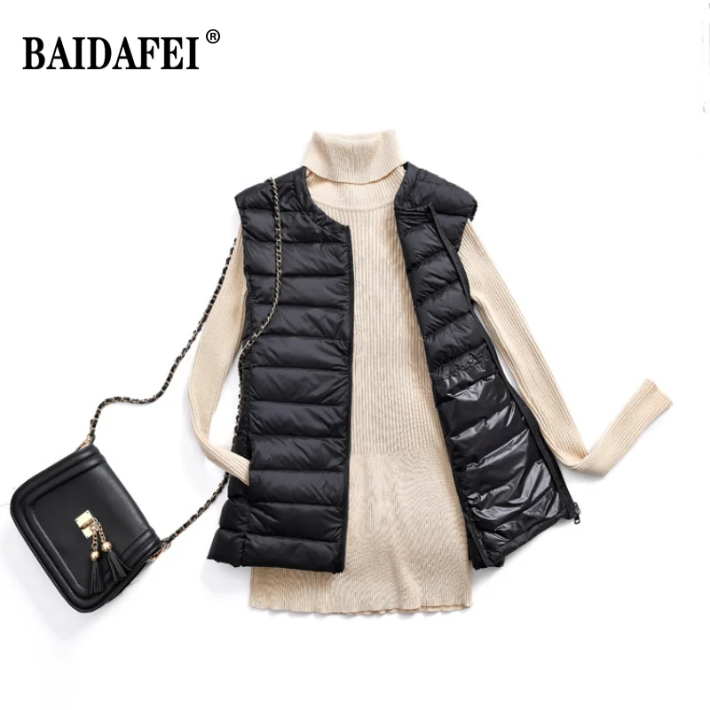 특대 5XL 6XL 7XL 여성 오-넥 캐주얼 다운 조 - Down Vest Ultralight 리뷰 및 가격