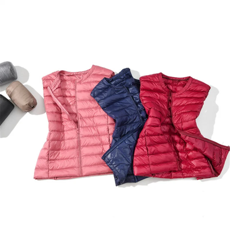 특대 5XL 6XL 7XL 여성 오-넥 캐주얼 다운 조 - Down Vest Ultralight 리뷰 및 가격