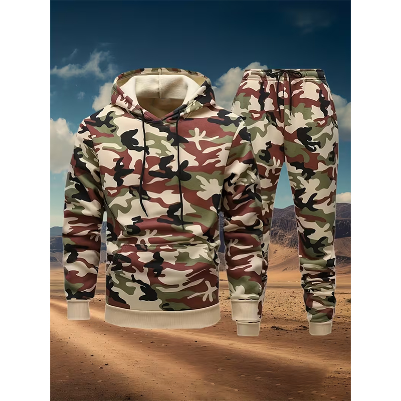가을 위장 3D 프린트 후드티 바지 세트 남녀 후드 스 - Winter Clothing Hoodie 리뷰 및 가격