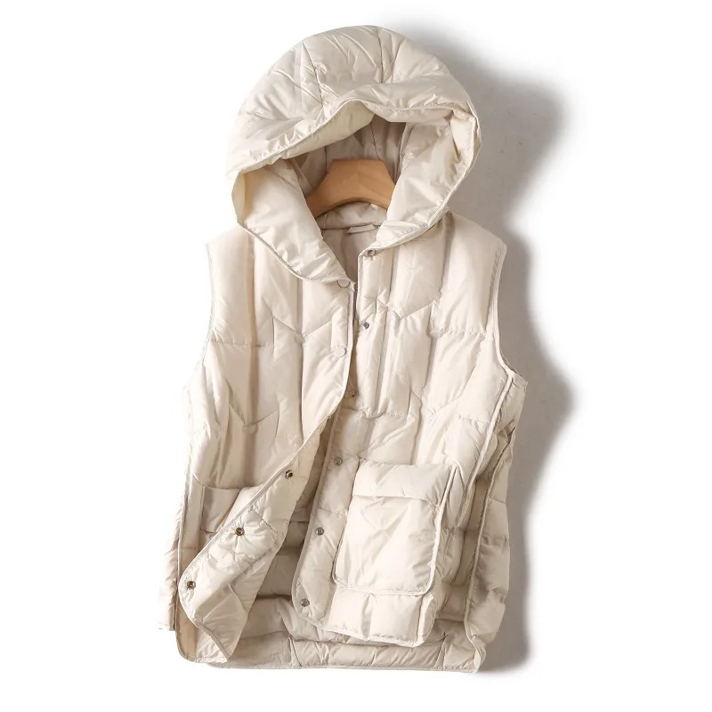 2025 새로운 90% 화이트 오리 다운 민소매 자켓  - Down Vest Ultralight 리뷰 및 가격