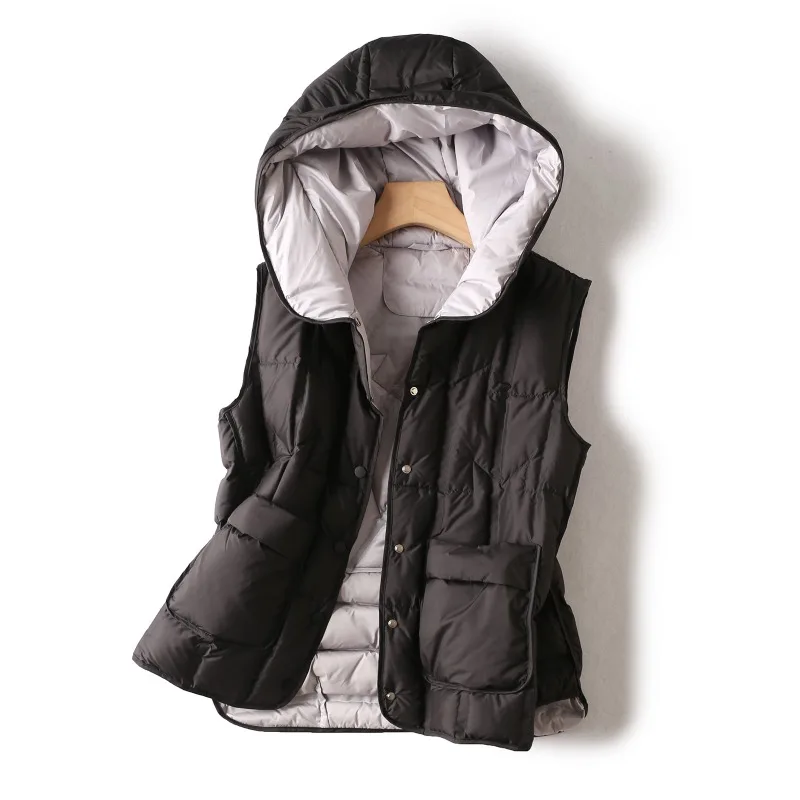 2025 새로운 90% 화이트 오리 다운 민소매 자켓  - Down Vest Ultralight 리뷰 및 가격