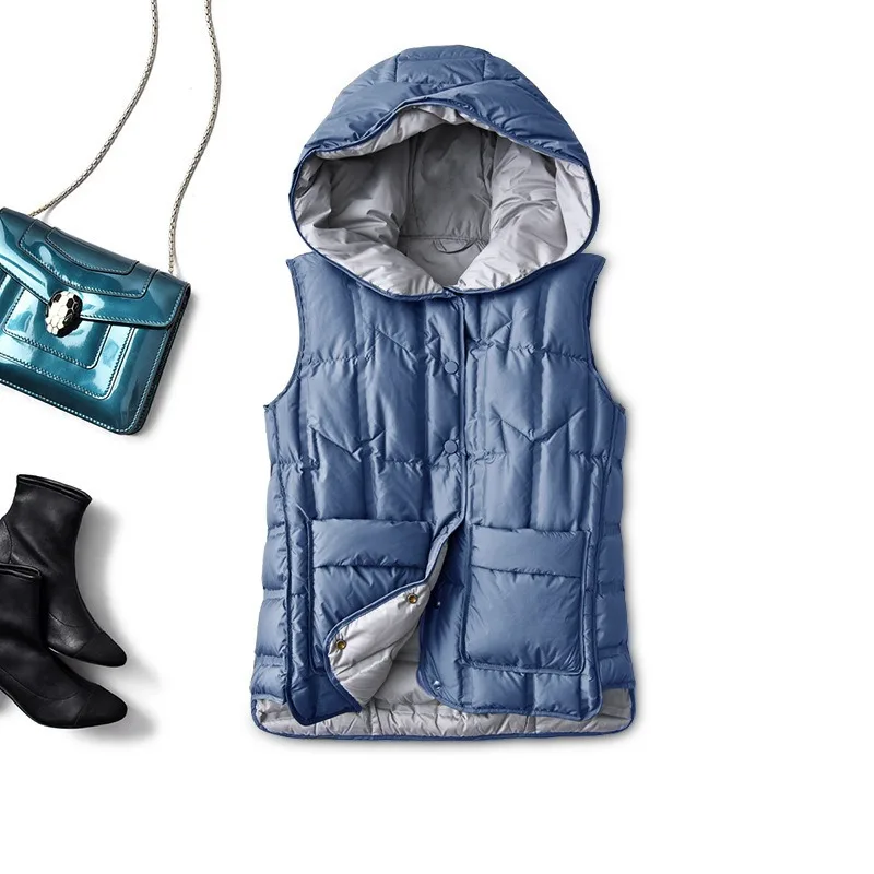 2025 새로운 90% 화이트 오리 다운 민소매 자켓  - Down Vest Ultralight 리뷰 및 가격