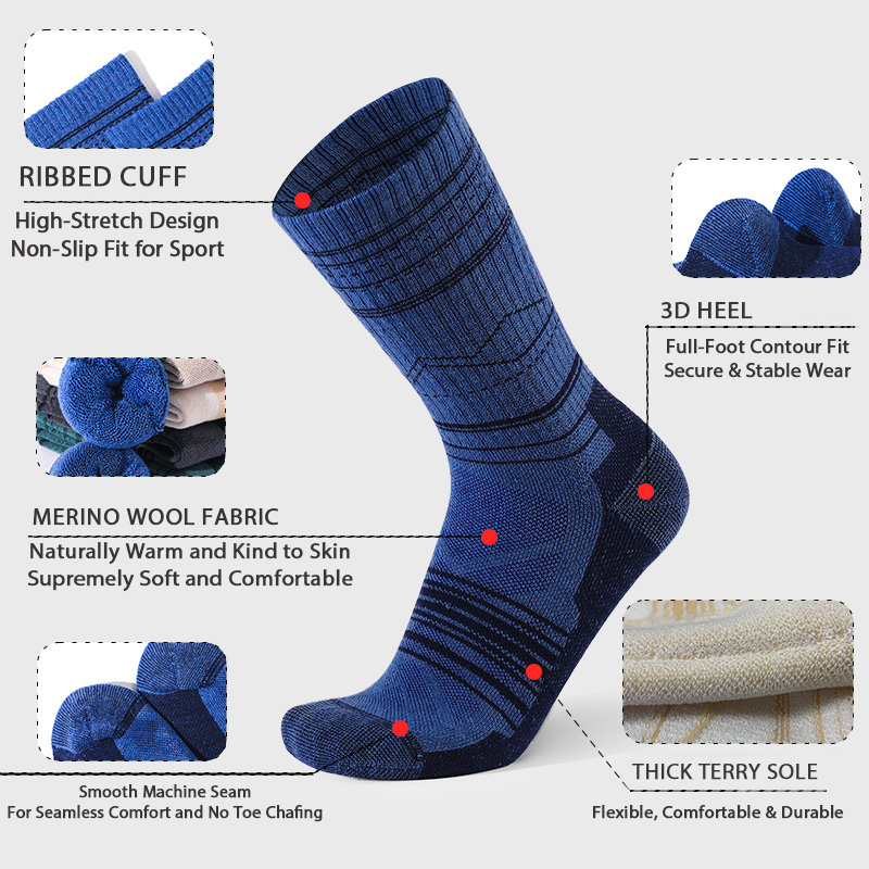 메리노 울 부츠 양말, 보온성 좋은 겨울용 두꺼운 쿠션 - Thermal Sock Merino 리뷰 및 가격