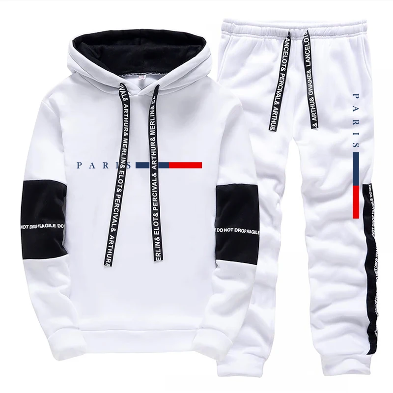 남성 세트/후드티/바지 파리 패션 가을 겨울 캐주얼 스 - Winter Clothing Hoodie 리뷰 및 가격