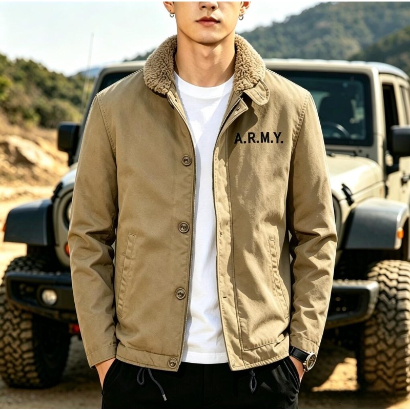 새로운 패션 남성 플리스 따뜻한 겨울 코트 봄버 재킷  - Quality Winter Clothing Bomber Jacket 리뷰 및 가격