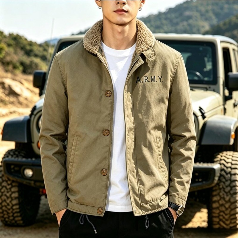 새로운 패션 남성 플리스 따뜻한 겨울 코트 봄버 재킷  - Quality Winter Clothing Bomber Jacket 리뷰 및 가격