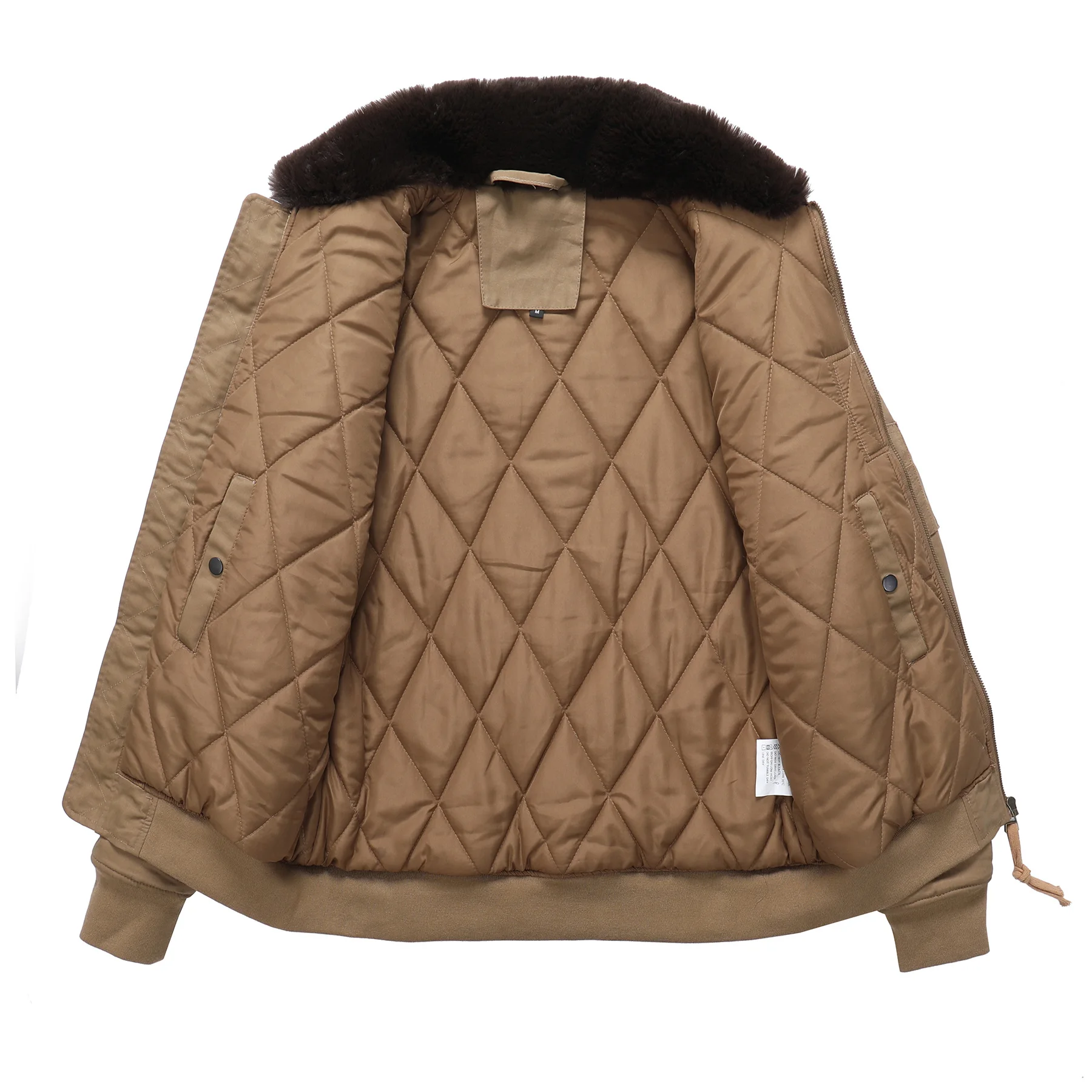 새로운 겨울 남성 봄버 재킷 플리스 따뜻한 코트 남성  - Quality Winter Clothing Bomber Jacket 리뷰 및 가격