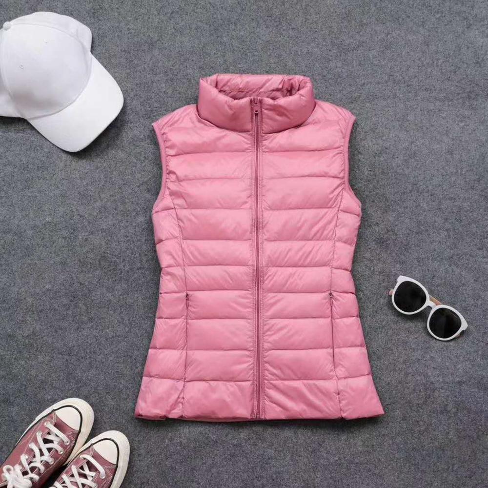 여성용 90% 화이트 덕 다운 조끼, 부드럽고 따뜻한  - Down Vest Ultralight 리뷰 및 가격