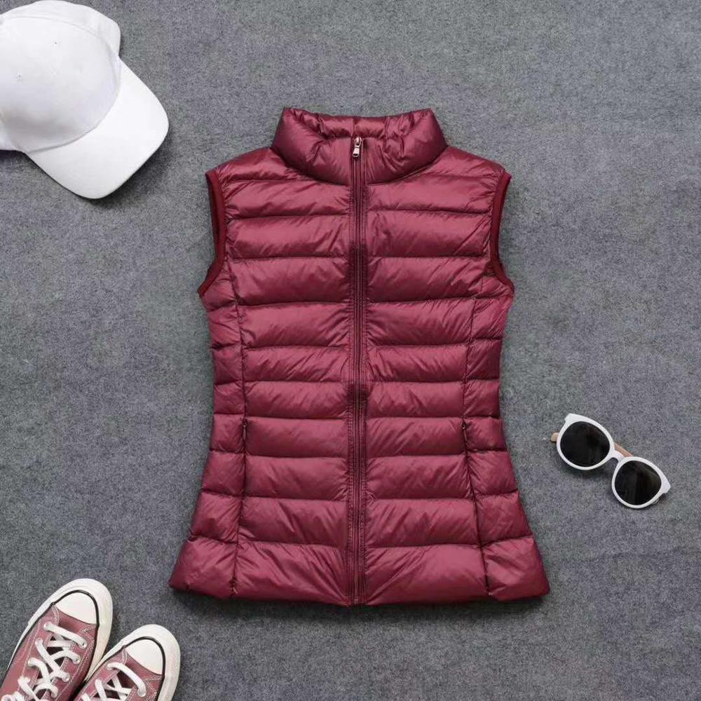 여성용 90% 화이트 덕 다운 조끼, 부드럽고 따뜻한  - Down Vest Ultralight 리뷰 및 가격